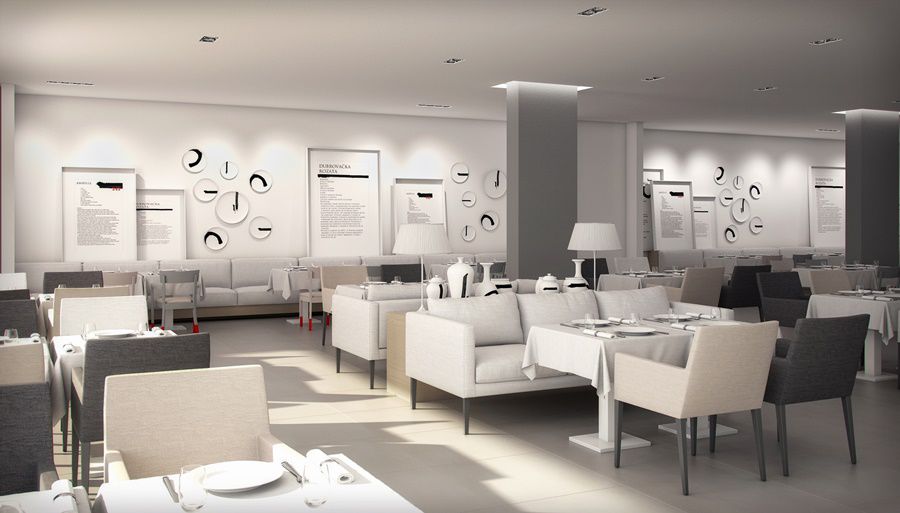 Hotel Kompas Дубровник Ресторант снимка